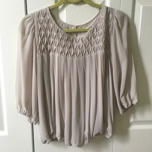 Max Studio Light Gray Women’s Top - XS